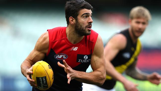 Petracca has become one of the Demons’ most important players. Picture: Graham Denholm/AFL Photos via Getty Images.