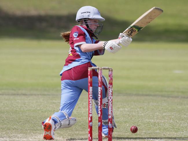 Leg-side force: Libby Burgess top scored for the Slayers. Picture Warren Gannon Photography