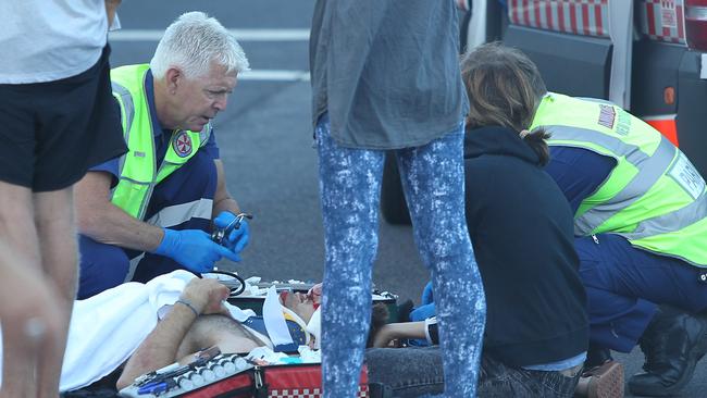 Pedestrian hit by car at Avalon cnr of Barrenjoey trd and Avalon pde