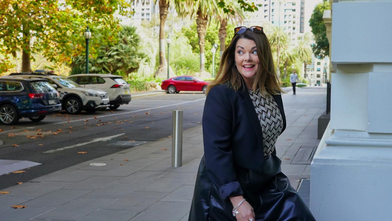 Senator Sarah Hanson-Young was a frontrunner in the Greens leadership race. Picture: NewsWire / Luis Enrique Ascui