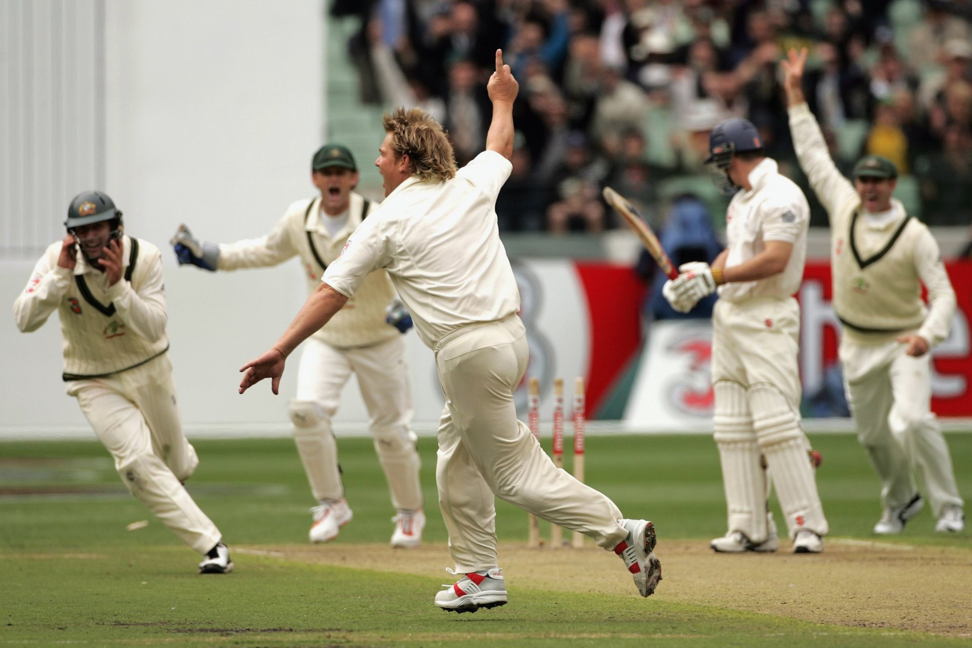 <h2>Warnie takes 700 (2006)</h2><p>&nbsp;</p><p>Coming only 13 years after Shane Warne delivered the ‘Ball of the Century’, it was Warne again who brought up another milestone in the Ashes. When Warne delivered one of his trademark balls to dispatch Andrew Strauss, he became the first player to ever take 700 Test wickets. At his home ground of the MCG. After announcing his retirement. In front of a crowd of around 90,000. Magical.</p><p>&nbsp;</p><p><iframe title="YouTube video player" src="https://www.youtube.com/embed/1WkrDXPcHR8" width="560" height="315" frameborder="0" allowfullscreen="allowfullscreen"></iframe></p>