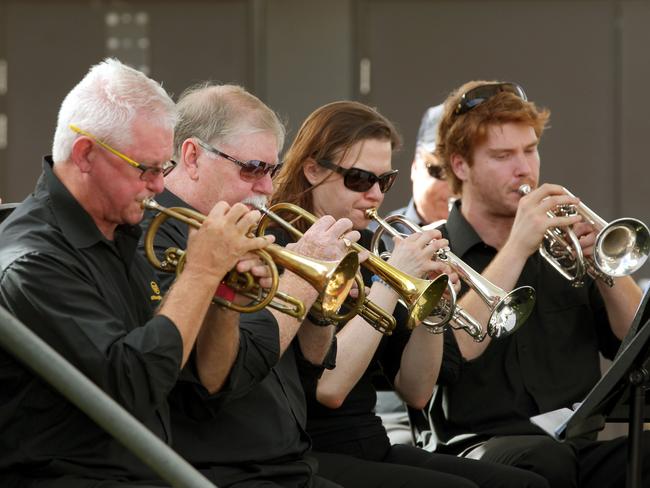 Entertainment at the Australia Day Ceremony at the Concourse, Chatswood last year. Picture: Adam Ward