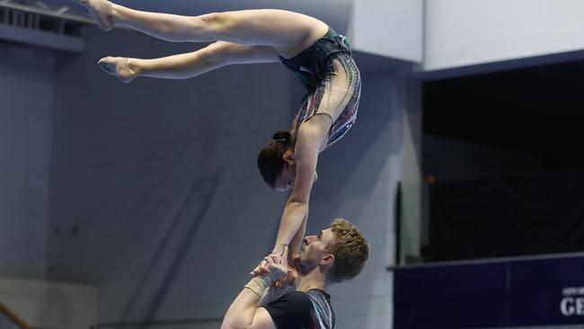 Lara Lamont &amp; Daniel Zenkis are gymnasts with Team Adrenalin.