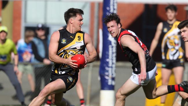 Kieran Lovell Tigers. TSL grand final Kingborough Tigers V North Launceston. Picture: Nikki Davis-Jones