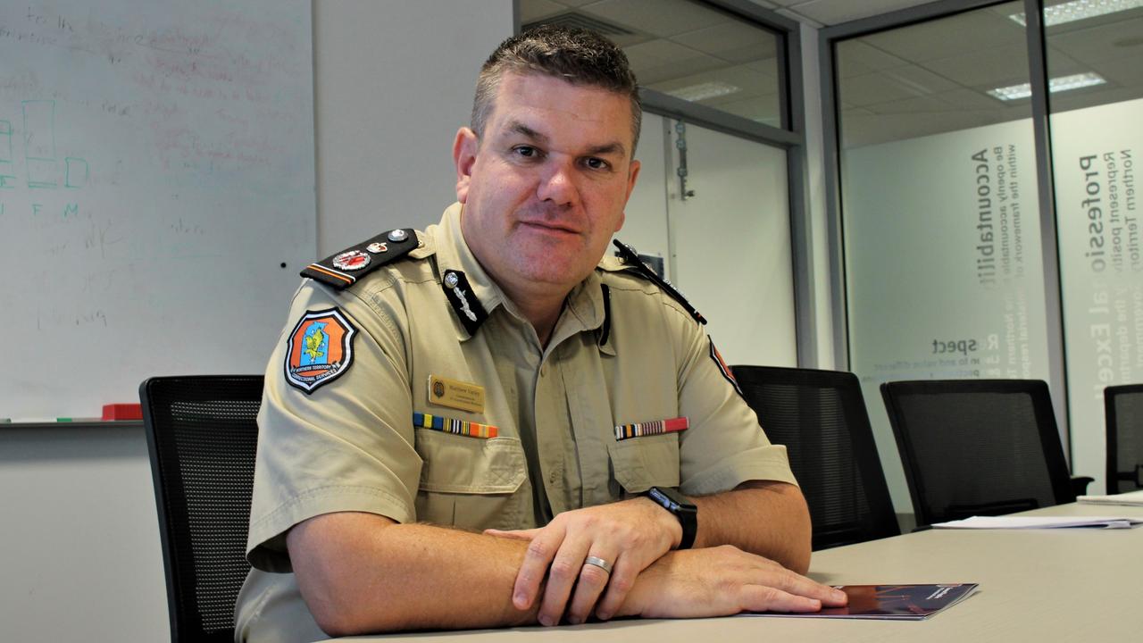 NT Corrections Commissioner Matthew Varley. Picture: Jason Walls