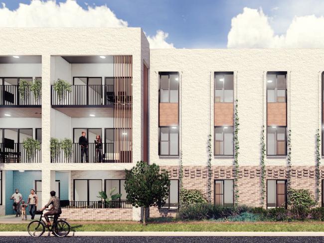 Concept of new Anglicare SA social housing planned for Woodville West. Pic: Supplied