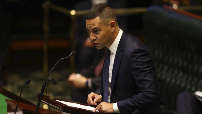 Member for Sydney Alex Greenwich introduced the bill to parliament on Thursday. Picture: Dominic Lorrimer