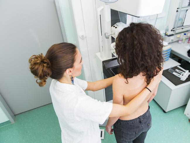 Women with dense breasts are at higher risk of cancer. Picture: Getty Images