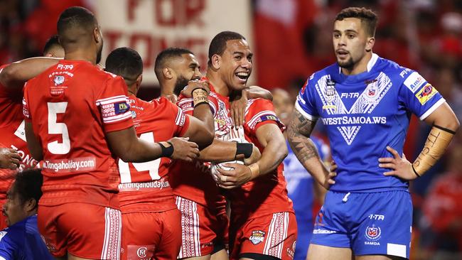 Tonga are the most exciting team in international footy. Photo by Brendon Thorne/Getty Images.