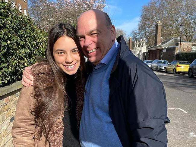 Tech tycoon Mike Lynch and his daughter Hannah Lynch died in the tragedy. Picture: AFP