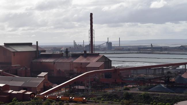 The steelworks at Whyalla, formerly owned by Arrium. Picture: AAP