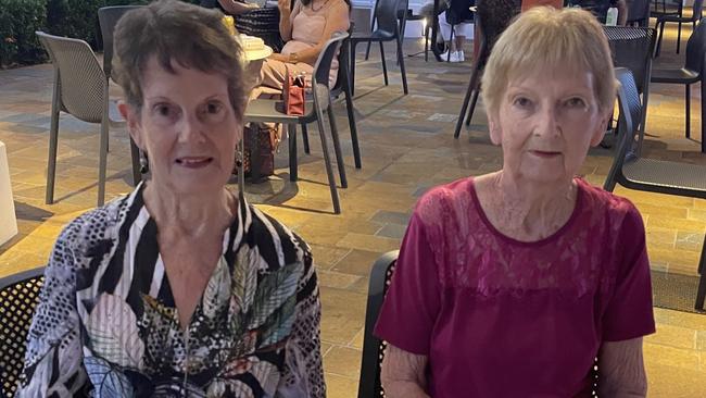 Phyllis Laundon and Joyce Spelta attend Bohemian Rhapsody: Queen's Greatest Hits at the Cairns Performing Arts Centre