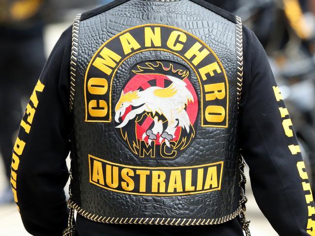 The Comanchero and Hells Angels have a fierce rivalry. Picture: David Crosling