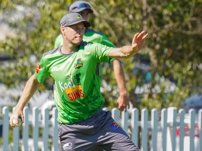 Big Bash great Ben Laughlin in the field for the Rays. Picture: Supplied.