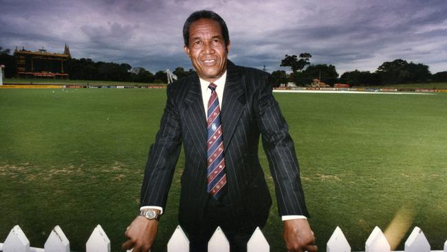 West Indian legend Sir Garfield Sobers.