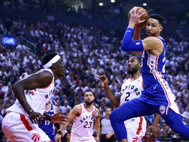 Ben Simmons will be eligible for a five-year maximum extension worth up to $223 million in July 2020. Picture: Vaughn Ridley/Getty Images