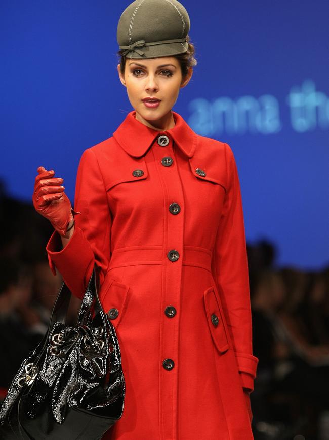 An Anna Thomas design on the runway for David Jones Autumn/Winter 2009. Picture: David Wood