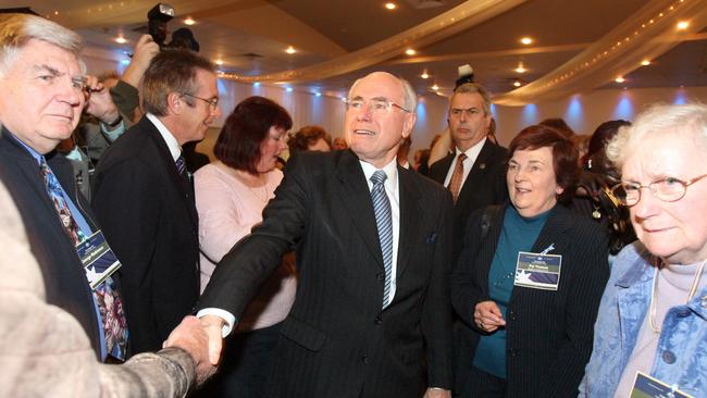 The then Prime Minister John Howard visited Sfera's on the Park in 2007