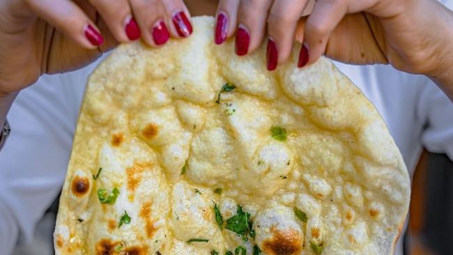 Naan at Masala Theory, Surry Hills. Picture: https://www.instagram.com/masalatheory/