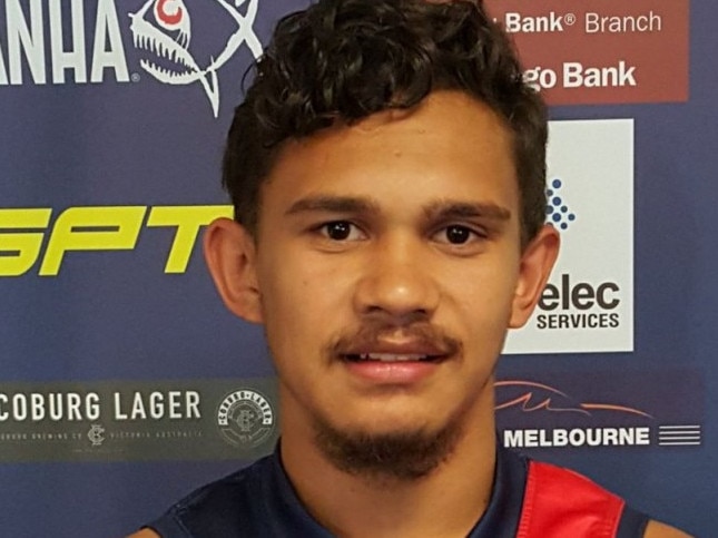 Centralian footballer Michaelis McMasters once played for NT Thunder. Picture: Supplied.