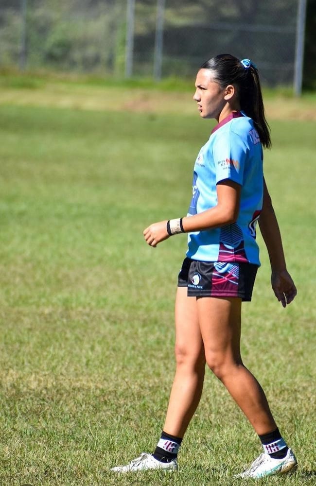 Skylah Samson is an explosive fullback who is signed by the Titans.