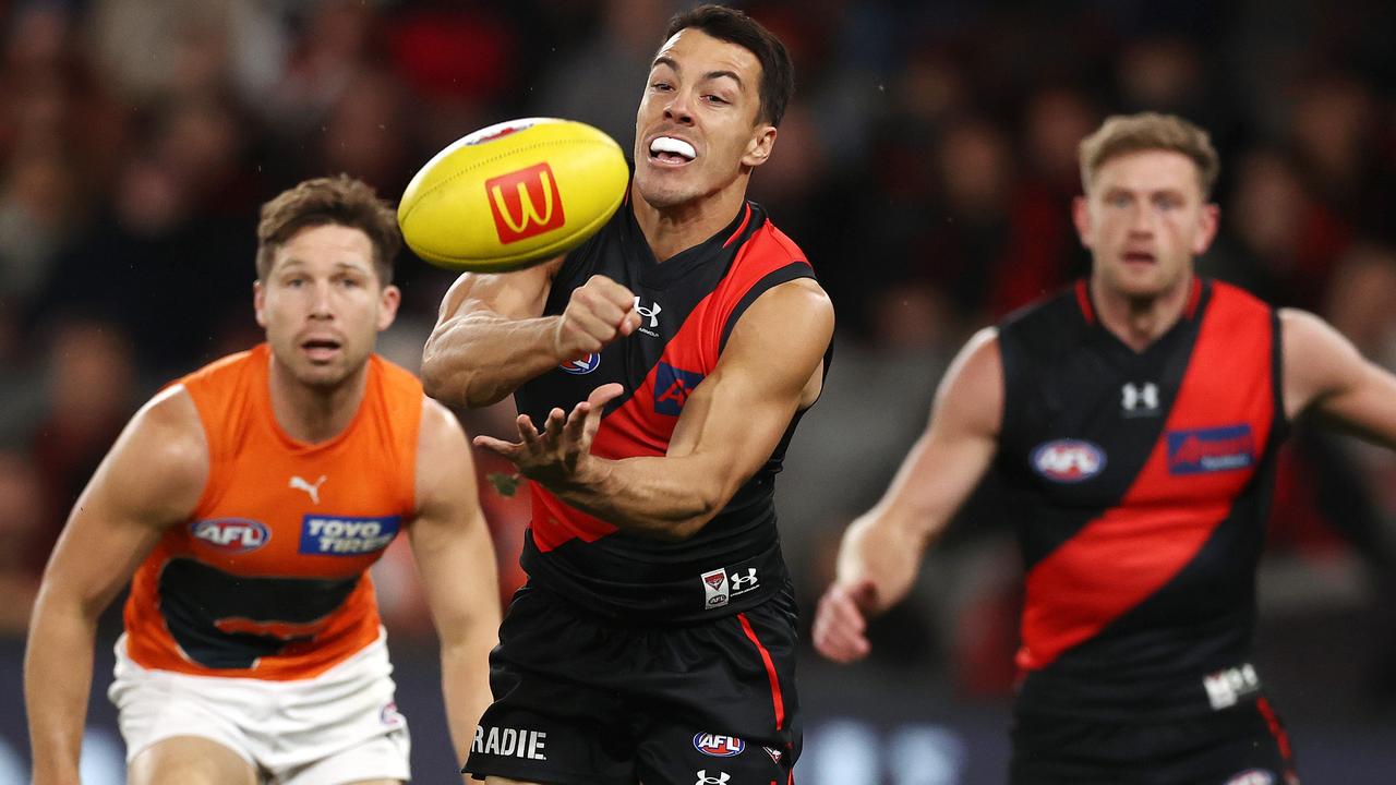 There was speculation Dylan Shiel wanted to join St Kilda but he will remain a Bomber. Picture: Michael Klein