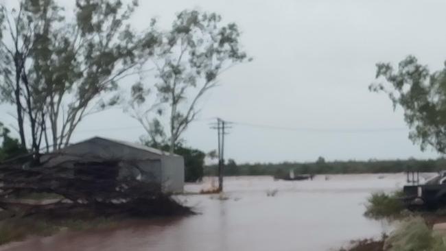 Flooding has forced the evacuation of residents to Dararagu, Pigeon Hole and Kalkarindji. Picture: Supplied