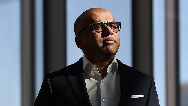 Sanjeev Gupta, executive chairman of Liberty House Group, poses for a photograph in Sydney, Australia, on Monday, March 26, 2018. The British conglomerate tycoon may build up to 10 gigawatts of renewable energy in Australia, including battery storage that could help power steel mills and aluminium smelters. Photographer: Brendon Thorne/Bloomberg via Getty Images