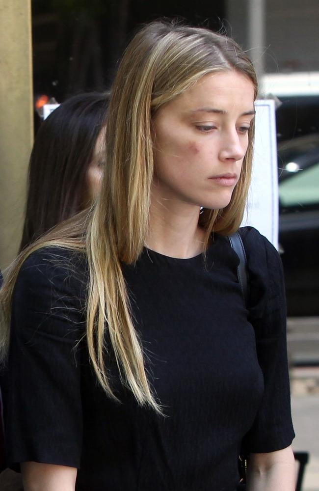 Amber Heard leaves court in LA after claiming Johnny Depp physically assaulted her Friday May 27, 2016