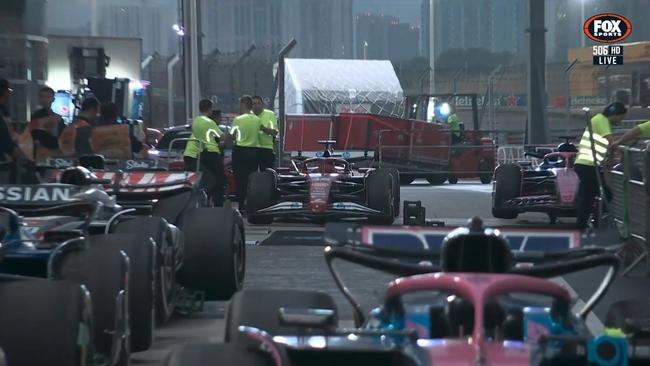 Ferrari's cars get weight after the Chinese Grand Prix. Photo: Fox Sports.