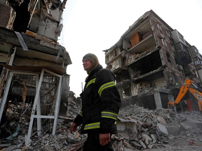 Mariupol in Ukraine’s east has been reduced to rubble after ruthless Russian forces attacked the city. Picture: Reuters