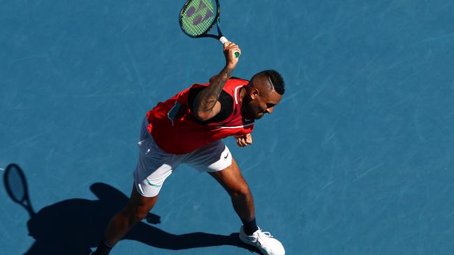 Nick Kyrgios has one over some, but not all, tennis fans. Picture: Clive Brunskill/Getty Images