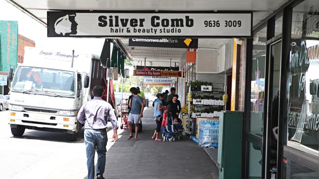 Station St at Wentworthville. Picture: Adam Yip