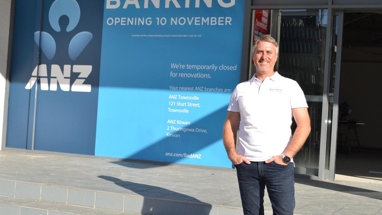 E-Property Consultants NQ agent Steve Whaling at the ANZ's new CBD site.