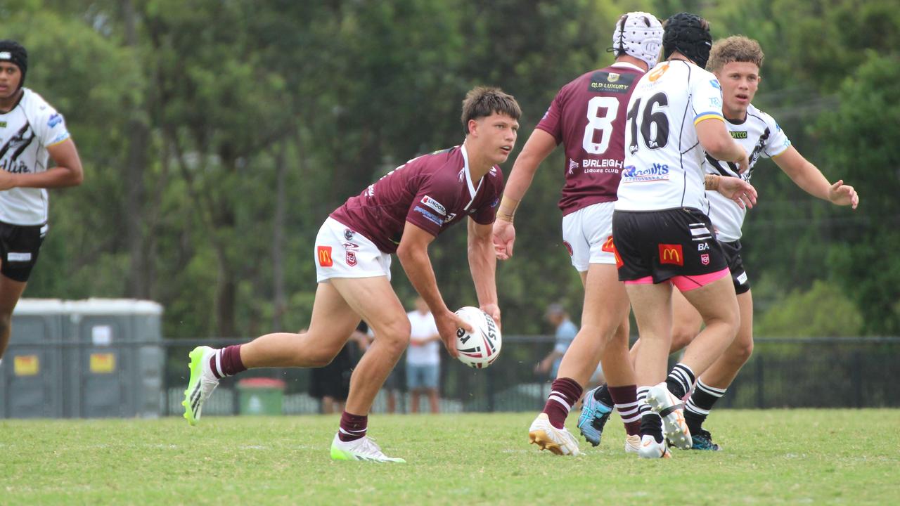 Hayden Watson. Connell Cup under-17s action between the Souths Logan Magpies and Burleigh Bears. Saturday February 10, 2024.