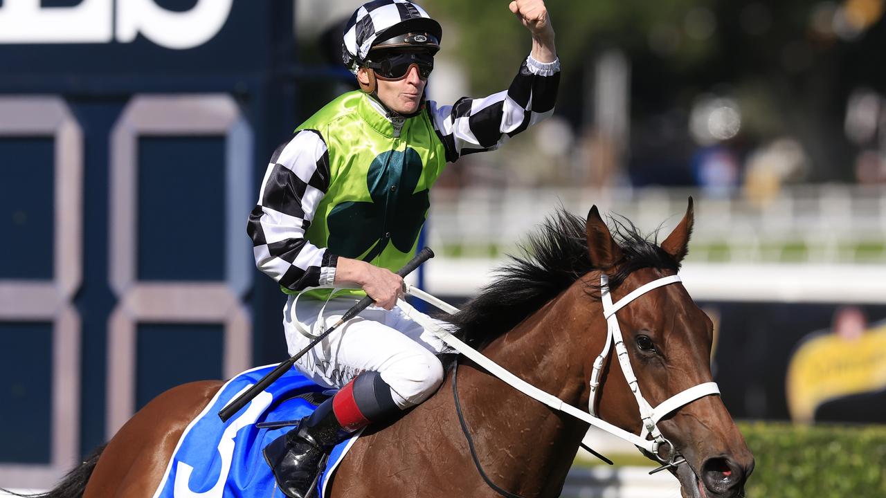James McDonald will be anxiously watching the scales to maintain his relationship with Zoutgotcha in Saturday’s Coolmore Classic at Rosehill Gardens. Picture: Mark Evans–Getty Images