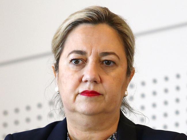 BRISBANE, AUSTRALIA - NewsWire Photos NOVEMBER 21, 2022: Queensland Premier Annastacia Palaszczuk during a press conference in Brisbane. Picture: NCA NewsWire/Tertius Pickard