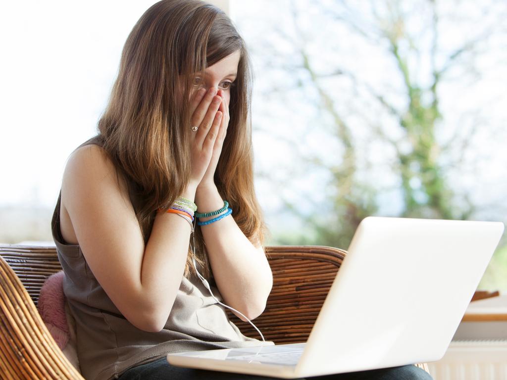 A teenage girl was sent a barrage of messages by a former friend, telling her to kill herself. Picture: iStock