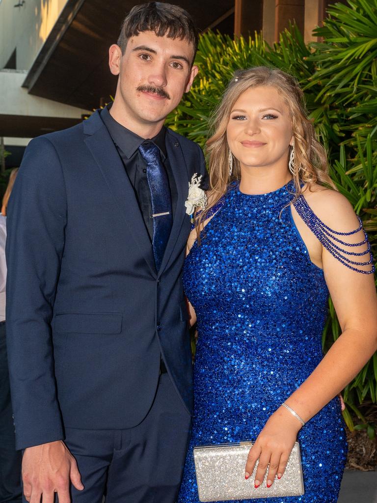 Dominic Hawken and Kimberley Parchert at Mackay Christian College Graduation dinner, Thursday 16 November 2023 Picture:Michaela Harlow