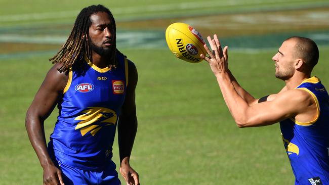 Nic Naitanui might need more help in the ruck this season.