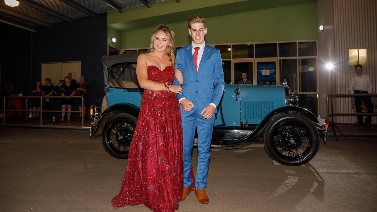 College captains Sophie Lapthorne and Daniel Peters at the 2020 Dalby Christian College Formal. Picture: Susan Jacobs Photography