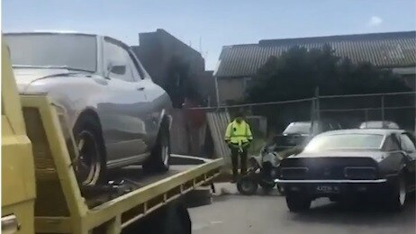 Council officers removed more than a dozen vehicles from the cluttered street.