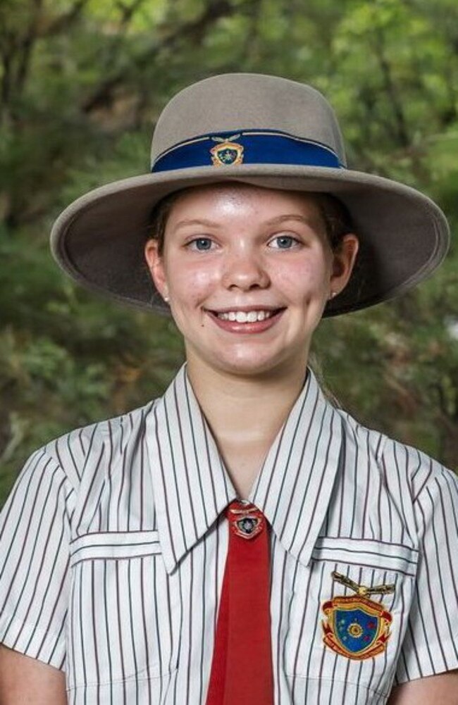 Ivy, 2024 West Moreton Anglican College captain. Picture: Contributed