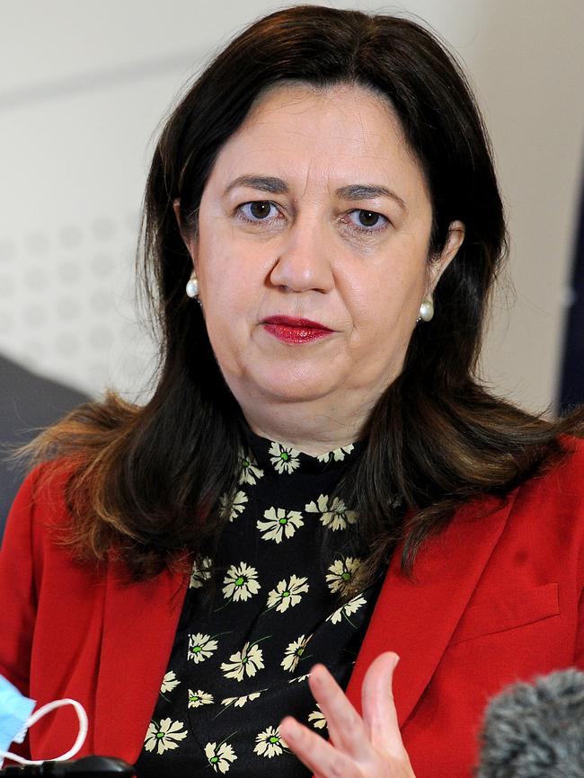 QLD Premier Annastacia Palaszczuk. Picture: NCA NewsWire / John Gass