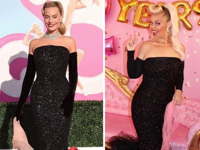 Aussie woman Kayla Lavende is inspired by Barbie and loves how Margot Robbie has been rocking the red carpet. Picture: Instagram