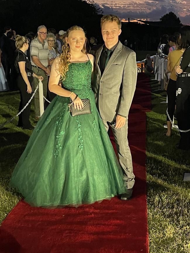 Aldridge State High School students at their formal.