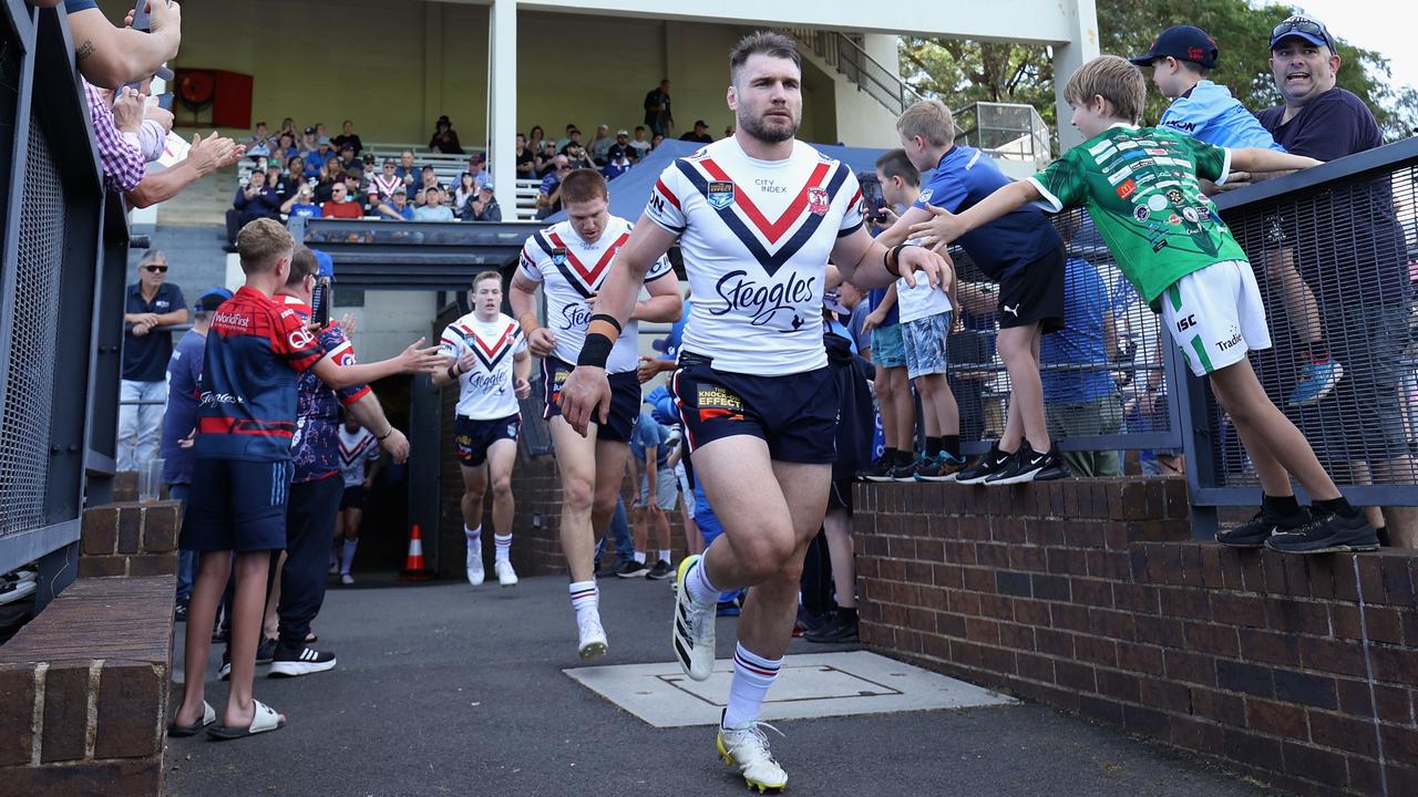 Angus Crichton for the Roosters’s NSW Cup clash with Newtown at Henson Park. Picture: Getty Images