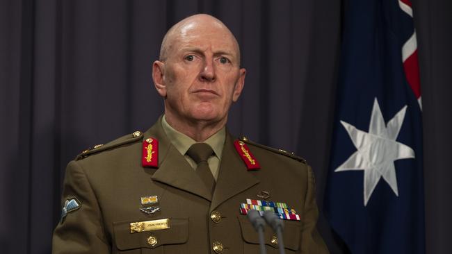 Lieutenant-General John Frewen. Picture: NCA NewsWire/Martin Ollman