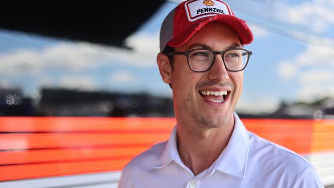 Team Penske driver Joey Logano prefers sports cars.