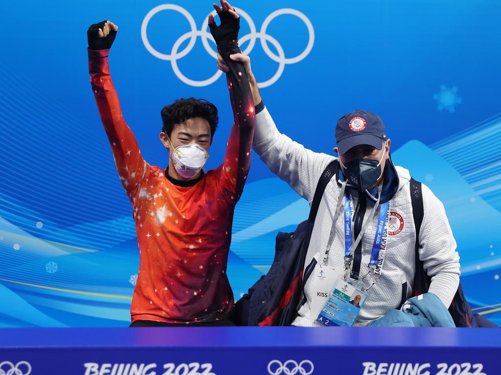 Nathan Chen joins a long roster of American men to win figure-skating gold. Picture: Matthew Stockman/Getty Images